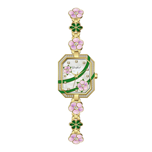 Reloj de pulsera esmaltado de lujo para mujer, con logotipo personalizado Z563, de la marca Luxury Fashion Business, para mujeres. - Product Image 1