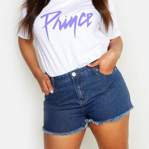Shorts en jean pour femmes, design populaire, nouvelle arrivée, vente en gros directe d'usine, prix compétitif, quantité OEM, quantité en vrac, option logo personnalisé - Product Image 4