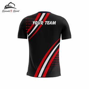 Camisetas de Pickleball Personalizadas para Hombre con Logotipo Personalizado, Mezcla de Poliéster/Algodón Tejido, Fabricante OEM/ODM - Product Image 3