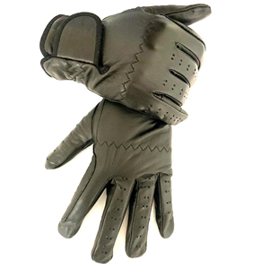 Custom Leather Full Finger Thermal Insulated Equestrian Horse Riding Gloves Adjustable Wrist <b>Strap</b> Hand Grips Custom Colors for - Product Image 5