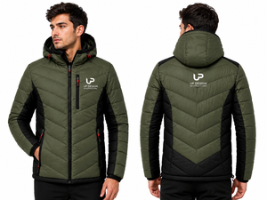 Veste matelassée à capuche pour homme, imperméable, isolée, pour l'hiver, randonnée en plein air, fabricant OEM ODM - Product Image 4