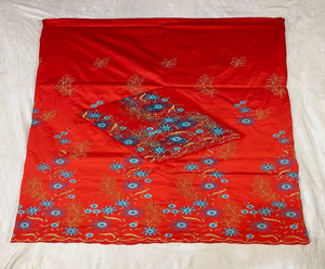 Dernière Collection : Magnifique Tissu Nigérian George Wrapper en Taffetas Tissé, Respirant, Antistatique, Broderie Florale - Product Image 1