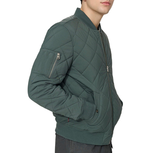 เสื้อแจ็คเก็ตบอมเบอร์พรีเมียม HI-GLOW SPORTS สำหรับผู้ชาย ดีไซน์ด้านหน้าระบายอากาศได้ดี กันลม เหมาะสำหรับฤดูหนาว ผลิตตามสั่ง OEM น้ำหนักเบา ซับในทำจากใยไผ่ แห้งเร็ว - Product Image 5
