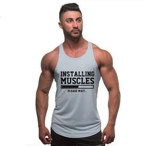 Men Breathable 100% Cotton Solid Color O-Neck Sleeveless Tank <b>Top</b> Casual Knitted Plain Dyed Undershirt Workout <b>Vest</b> Black - Product Image 6