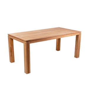 Luxury Modern Reclaimed Teak <b>Wood</b> Rectangle Waterproof Durable Expandable <b>Extendable</b> Outdoor <b>Dining</b> <b>Table</b> 180x90cm Eco-Friendly - Product Image 1