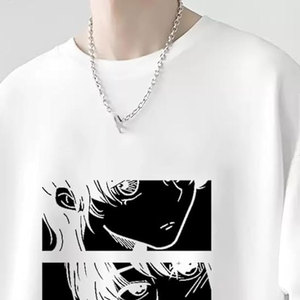 T-shirt oversize en tissu confortable fabriqué au Pakistan, design unique, pour hommes, été, faible MOQ. - Product Image 4