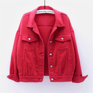 Chaquetas y abrigos vaqueros de moda para mujer, chaqueta vaquera corta de invierno para otoño, abrigo vaquero informal para mujer - Product Image 6