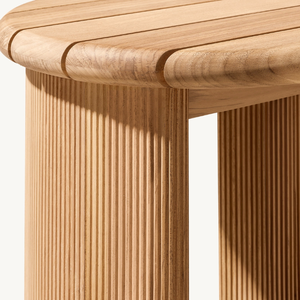 Mesa de centro de madera de teca en oferta, con diseño moderno, tamaño personalizable, acabado liso y duradero - Product Image 2