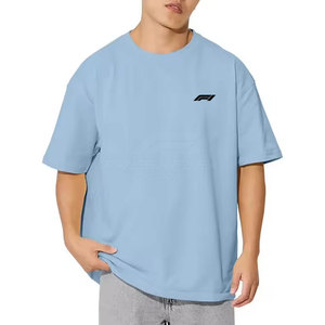 เสื้อยืดคอตตอน 100% ดีไซน์ใหม่ล่าสุด สวมใส่สบาย พิมพ์โลโก้ได้ตามต้องการ ทรงโอเวอร์ไซส์ ระบายอากาศได้ดี น้ำหนักเบา ราคาขายส่ง - Product Image 1