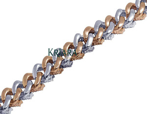 Collar llamativo de moissanita chapado en oro de 18 quilates S925 con corte brillante redondo y engaste de canal, collar de lujo unisex. - Product Image 6