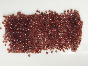 Granat rouge naturel 2,5 mm, taille brillant ronde, qualité supérieure, pierre précieuse en vrac pour la fabrication de bijoux, provenance Red Mountain Gems - Product Image 5