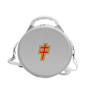 Premium Imitation Leather Lightweight Cap <b>Case</b> White 33rd Degree Scottish Rite Machine Embroidery Excellent Protection - Product Image 1
