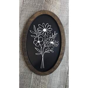 งานศิลปะตกแต่งผนังไม้ลายใบไม้สมัยใหม่ ป้ายตกแต่งบ้าน - Product Image 1