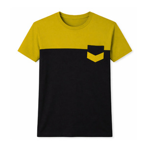 Custom Logo Embroidered Knitted Men's T-Shirts Regular Solid <b>Design</b> Anti-Pilling Loose Fit Polyester/Cotton Custom Logo Printing - Product Image 4