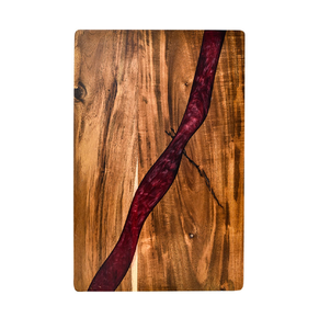 Planche à découper artisanale en résine époxy et bois, personnalisée, pour couper fruits, légumes et viande, planche à découper de luxe pour ustensiles de cuisine - Product Image 2