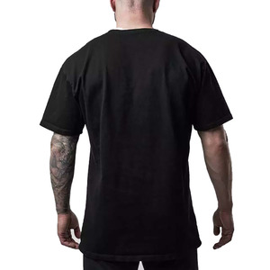 OEM ODM Service Acceptable Men's Clothing T-Shirts Wholesale Price Plain Blank Oversized Loose Fit T Shirt For Men - Product Image 4