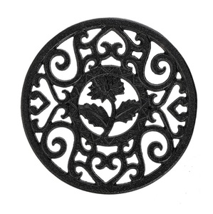 Decorative <b>Trivet</b> Mat Handmade Table Top Decorative <b>Trivet</b> Metal <b>Trivet</b> Cast Aluminium Round Shaped Heat Resistant Table - Product Image 3