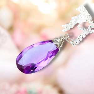 Pendentif Améthyste à Changement de Couleur en Argent Sterling, Pierre de Naissance de Février, Bijou Fait Main, Cadeau pour Femme - Product Image 6