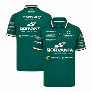 Camiseta Polo Personalizada para Ciclismo Deportivo Masculino, Sublimación, Secado Rápido, Ropa de Equipo, OEM, ODM, Venta al Por Mayor - Product Image 2