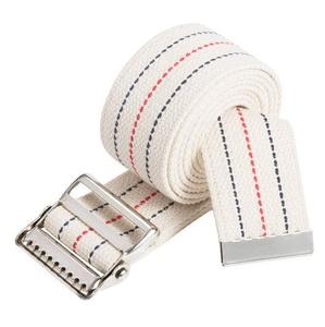 Cinturón de Algodón con Diseño a Rayas y Hebilla Metálica para Soporte y Movilidad de Pacientes - Product Image 3