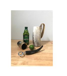 Tasses en corne Zealous Collector : Artisanat raffiné, fait main, personnalisable, style classique, pour l'affichage et l'usage pratique, idéal pour les fêtes - Product Image 1