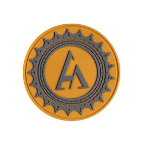 Patch en caoutchouc circulaire avec logo en relief 3D, autocollant décoratif, cadeau - Product Image 5