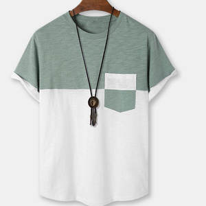 Camiseta de Verano para Hombre al por Mayor, Nuevo Diseño 2026 |   Camiseta Minimalista de Corte Regular |   Camiseta de Fábrica 100% Algodón con Aspecto Limpio - Product Image 1