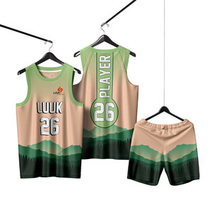 Maillots de basketball sans manches pour hommes, avec logo imprimé sur le devant, 100 % polyester, respirants, anti-humidité et séchage rapide - Product Image 1