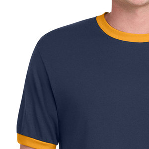 Durable Fabric <b>Ringer</b> <b>T</b>-<b>Shirt</b> Lightweight Feel <b>Ringer</b> <b>T</b>-<b>Shirt</b> For Daily Wear And Comfortable Fit - Product Image 6
