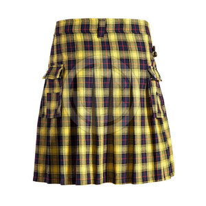 Jupes Kilt Traditionnelles Solides de Qualité Supérieure, Élégantes, Respirantes, Décontractées, Longueur Genou, Mode Féminine - Product Image 2