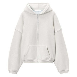 Kivotech Sweat-shirt à capuche classique personnalisé avec fermeture éclair, unisexe, décontracté, streetwear, automne - Product Image 5