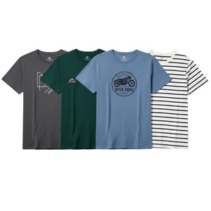 Camiseta de Algodón Premium para Hombre de Alta Calidad, Corte Moderno, Transpirable, Formal, con Estampado Gráfico Personalizado, Diseño en Blanco, Talla Grande, Parte Delantera - Product Image 1