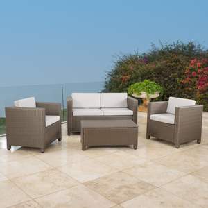 4PC Set di mobili da giardino esterni durevole ed elegante collezione PUERTA - Product Image 3