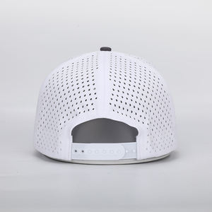 Casquette Snapback OARH INT INDUSTRY 2026 Elite Unisexe Noire à 5 Panneaux, Visière Plate, Broderie Personnalisée, Patch, Trous Découpés au Laser, 100% Polyester - Product Image 2