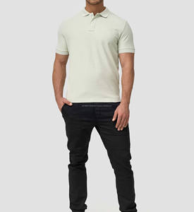 เสื้อโปโลสำหรับผู้ชายสีทึบเสื้อโปโลแขนสั้นคุณภาพสูงธรรมดาลำลองออกแบบโลโก้ได้ตามต้องการ - Product Image 5