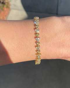 Custom 2.54ct Vintage Diamond Tennis <b>Bracelet</b> 14K 18K Solid <b>Gold</b> Classic Eternity Line Chain Wholesale B2B Factory Price Vendor - Product Image 3