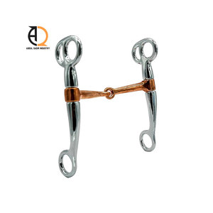 Bocado de Acero Inoxidable de Alta Calidad para Caballo, con Media Mejilla y Boca Sólida, Hecho a Medida, Herramientas de Herrador para Carreras de Caballos - Product Image 4