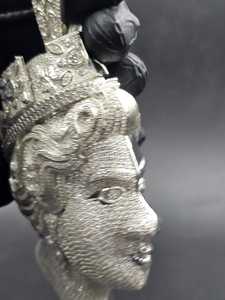 Pendentif Reine Elizabeth Ice Out, breloques Hip Hop, testeur de diamant inclus, pendentif Reine en Moissanite, pendentif en argent 925, idéal pour un cadeau - Product Image 2