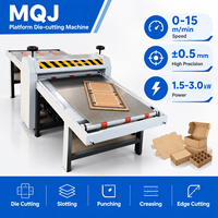 Équipement de fabrication d'emballages commerciaux MQJ pour atelier de traitement de feuilles industrielles, machine de découpe à plat