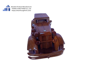 Handmade Wooden Vintage Car Storage Holder For Children's Toy - Product Image 1