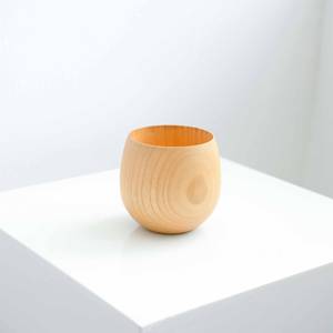 Irregular Wooden <b>Tea</b> <b>Cup</b> With Handle Minimalist Design Natural Finish Rustic Drinkware - Product Image 4