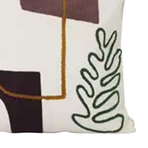 Cojines bordados de algodón 100% de diseño abstracto, funda de almohada de Color innovadora para decoración de sala de estar, logotipo personalizado para uso doméstico - Product Image 3
