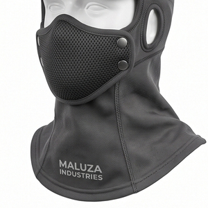 MALUZA INDUSTRIES Balaclava d'hiver unisexe en nylon - Protection intégrale du visage coupe-vent, ajustement réglable pour le ski et les activités de plein air - Product Image 3