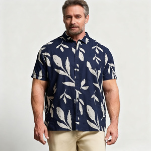 Chemises boutonnées à manches courtes pour hommes, motif à pois, coupe ajustée, respirantes, style décontracté, par un créateur de mode de renom, ODM Printemps - Product Image 3