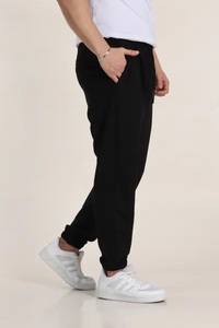 Pantalon de survêtement décontracté pour homme grande taille, taille mi-haute, coupe régulière, taille élastique, léger, écologique, imperméable, respirant, en polyester - Product Image 5