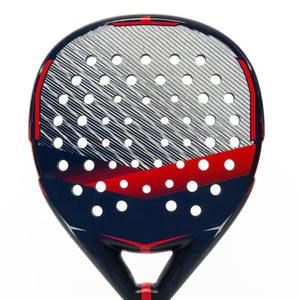 Raquette de padel en fibre de carbone diamantée personnalisée OEM |   Raquette de paddle-tennis professionnelle légère et durable en nylon - Product Image 3