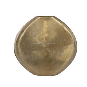 แจกันดอกไม้อลูมิเนียมชายฝั่งสุดหรูตั้งโต๊ะประดับบ้าน - Product Image 5