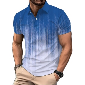 Camisa Casual de Verano para Hombre, Cuello en V, 100% Poliéster, Secado Rápido, Cuello Alto, Manga Corta, Estilo Cardigan, Tallas M-3XL - Product Image 5