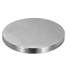 3” Round Steel Bench Block Flat Anvil Jewelers <b>Tool</b> for Solid Metal Bench Block for Jewelry Making, Repairing, Metal Stamping - Product Image 5