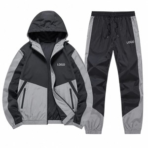 Men's Performance Running Windbreaker <b>Set</b> with Comfortable Fit - Product Image 6